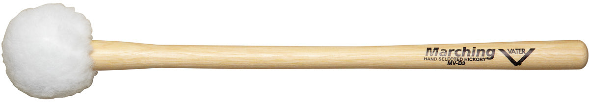 Vater MV-B3S ''Marching Bass Drum Mallet'' - Battente in lana sintetica - Per grancasse da 24'' a 26''