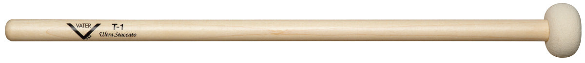 Vater VMT1 ''T1 Ultra Staccato Timpani, Drumset & Cymbal Mallet'' - L: 14 1/2'' | 36.83cm  D: 0.565'' | 1.44cm