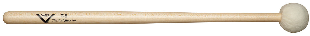 Vater VMT5 ''T5 Ultra Staccato Timpani, Drumset & Cymbal Mallet'' - L: 14 1/2'' | 36.83cm  D: 0.645'' | 1.64cm