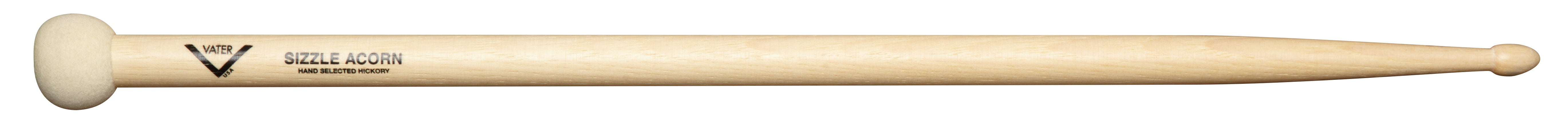 Vater VSZLFA ''Sizzle Fusion™ Acorn Timpani, Drumset & Cymbal Mallet'' - L: 16 1/4'' | 41.27cm  D: 0.580'' | 1.47cm - Hickory