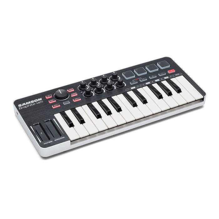 Samson GRAPHITE M25 - Mini MIDI Controller USB