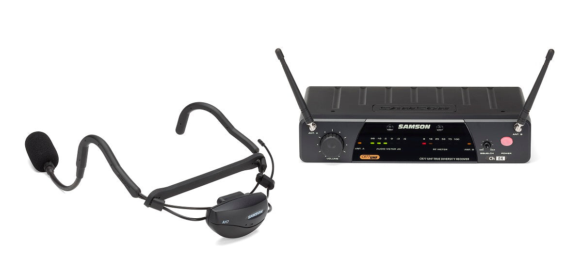 Samson AIRLINE 77 UHF - AH7 Aerobics Headset System - E1 (863.125 MHz)