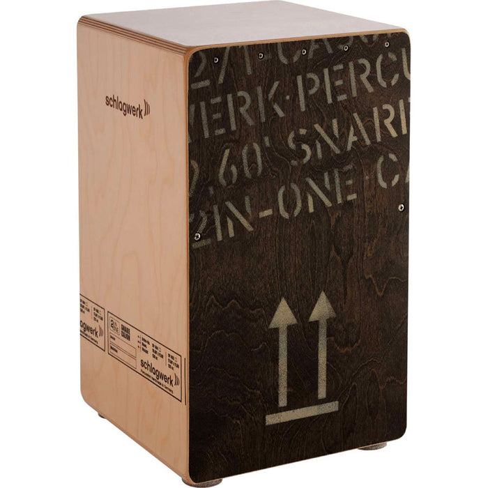 Schlagwerk CP404 BLK - 2inOne Snare Cajon Black Edition - Large