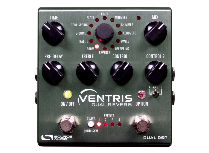 Source Audio SA262 VENTRIS DUAL REVERB - Pedale riverbero digitale