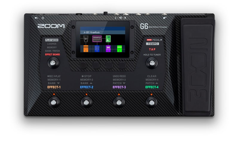 Zoom G6 - Pedaliera multieffetto e IR loader per chitarra