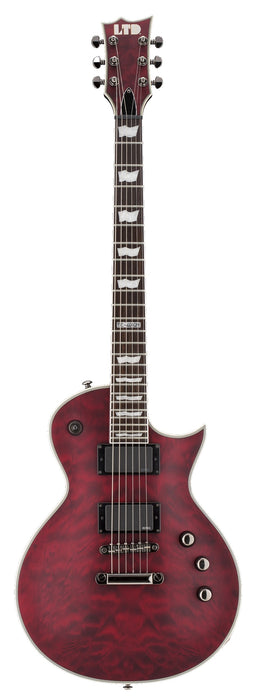 LTD EC-401 QM - See Thru Black Cherry Satin - Limited Edition