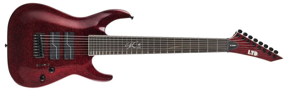 LTD SC-608 Baritone - Red Sparkle - 8 corde - c/astuccio