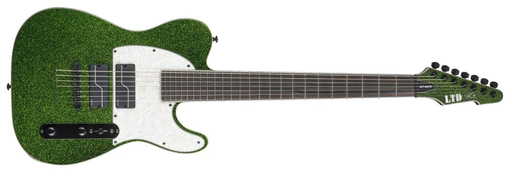 LTD SCT-607 Baritone - Green Sparkle - 7 corde - c/astuccio