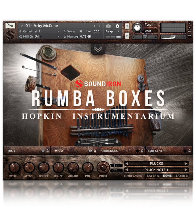 Soundiron Hopkin Instrumentarium: Rumba Boxes