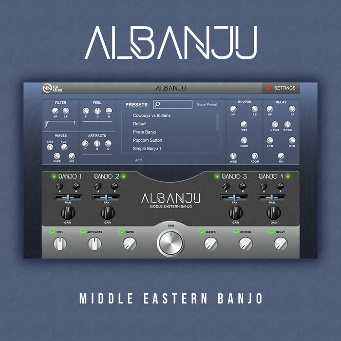 SoundSync Solutions - NNLLC Albanju - Middle Eastern Banjo