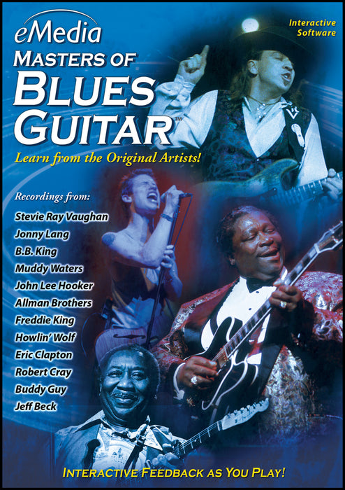 eMedia Masters Blues Guitar Mac 10.5 to 10.14, 32-bit