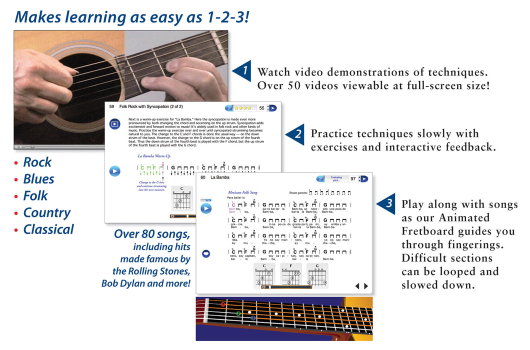 eMedia Guitar Method v6 [Mac 10.5 to 10.14, 32-bit only]