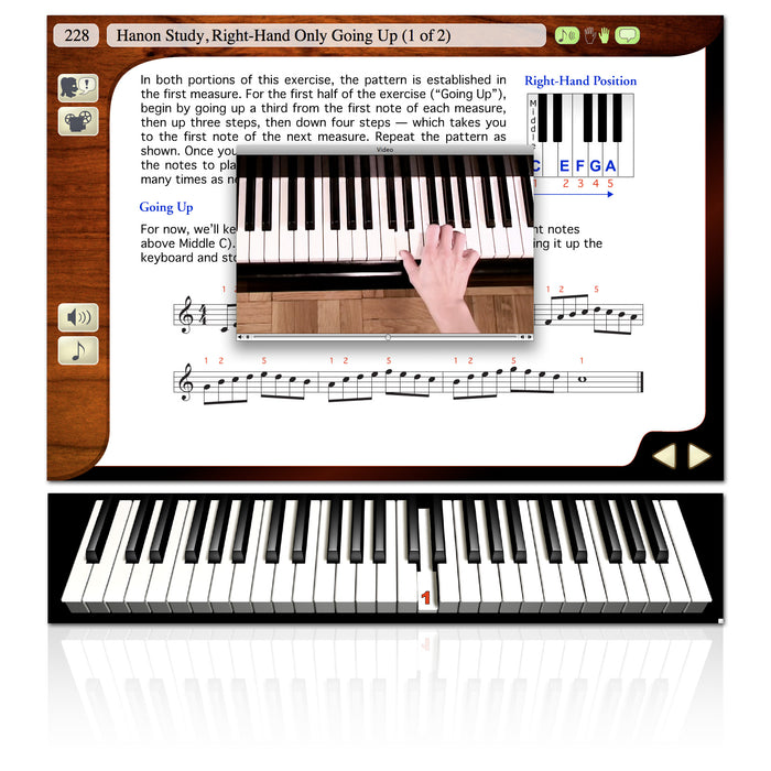 eMedia Piano & Key Method Mac 10.5 to 10.14, 32-bit only