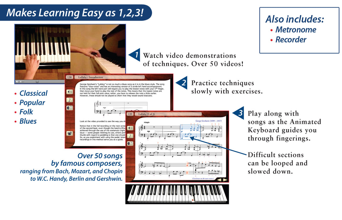 eMedia Intermediate Piano - Mac 10.5 to 10.14, 32-bit