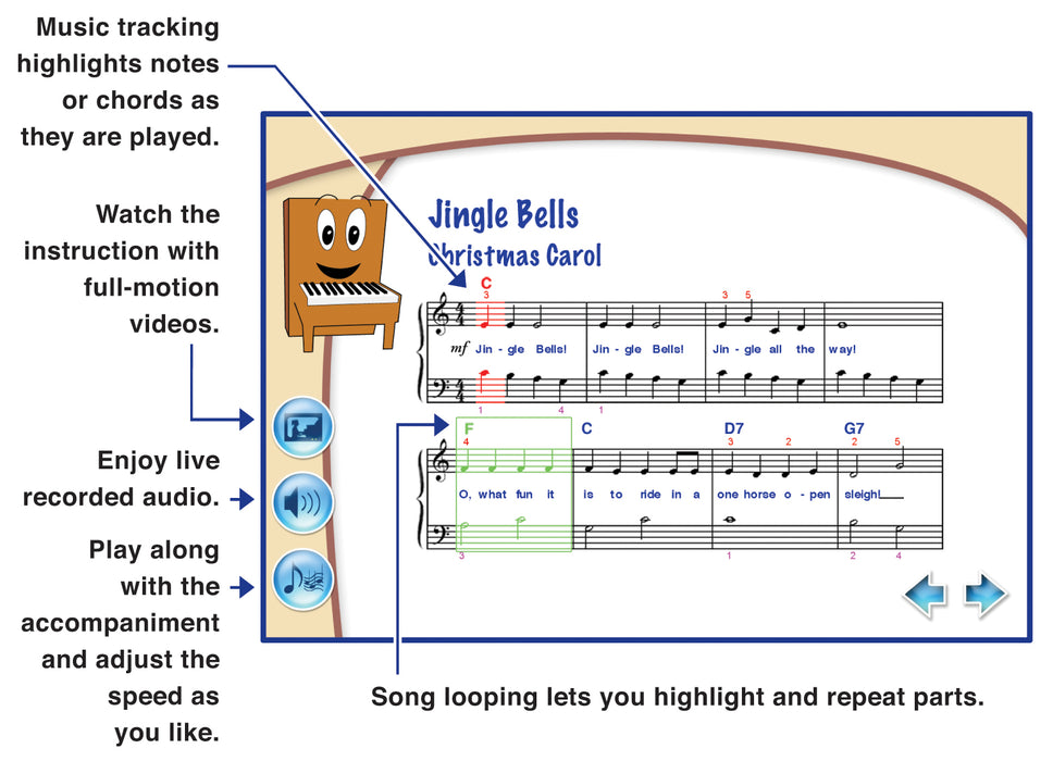 eMedia My Piano [Mac 10.5 to 10.14, 32-bit only]