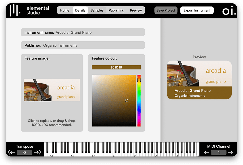 Organic Instruments Elemental Studio - Annual