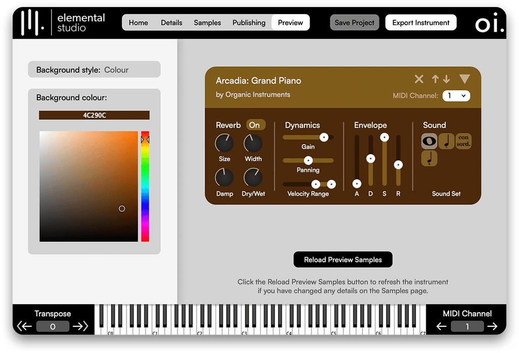 Organic Instruments Elemental Studio - Annual