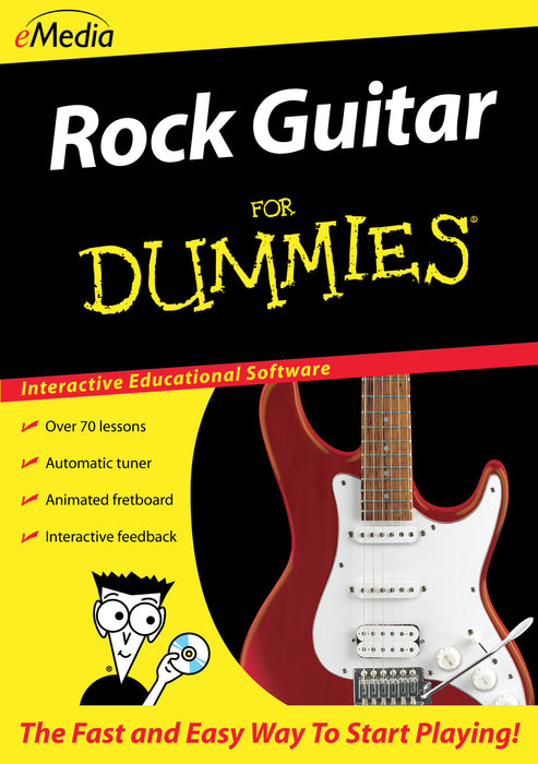 eMedia Rock Guitar For Dummies Mac 10.5 to 10.14, 32-bit