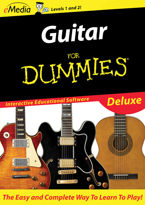 eMedia Guitar For Dummies DLX Mac 10.5 to 10.14, 32-bit