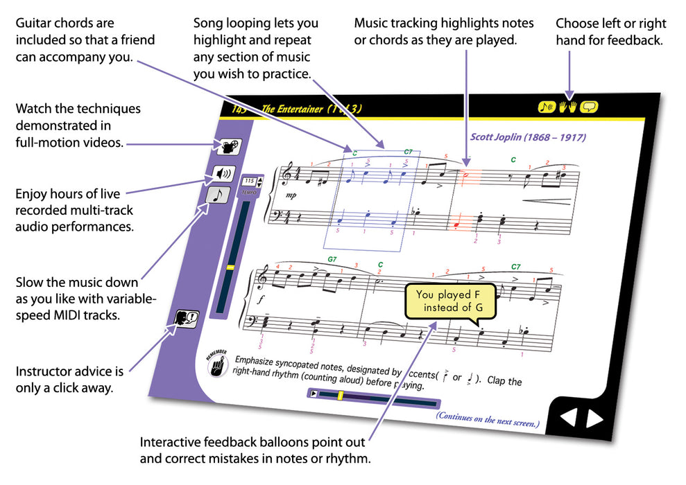 eMedia Piano Dummies DLX Mac 10.5 to 10.14, 32-bit only