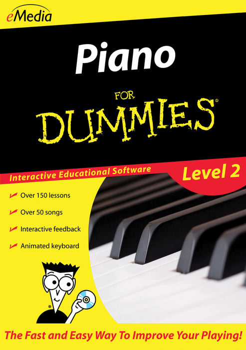 eMedia Piano For Dummies 2 Mac 10.5 to 10.14, 32-bit only