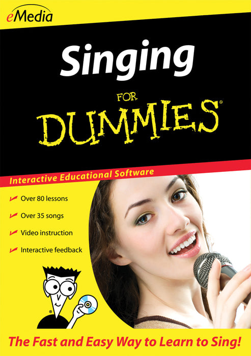 eMedia Singing For Dummies - Mac 10.5 to 10.14, 32-bit