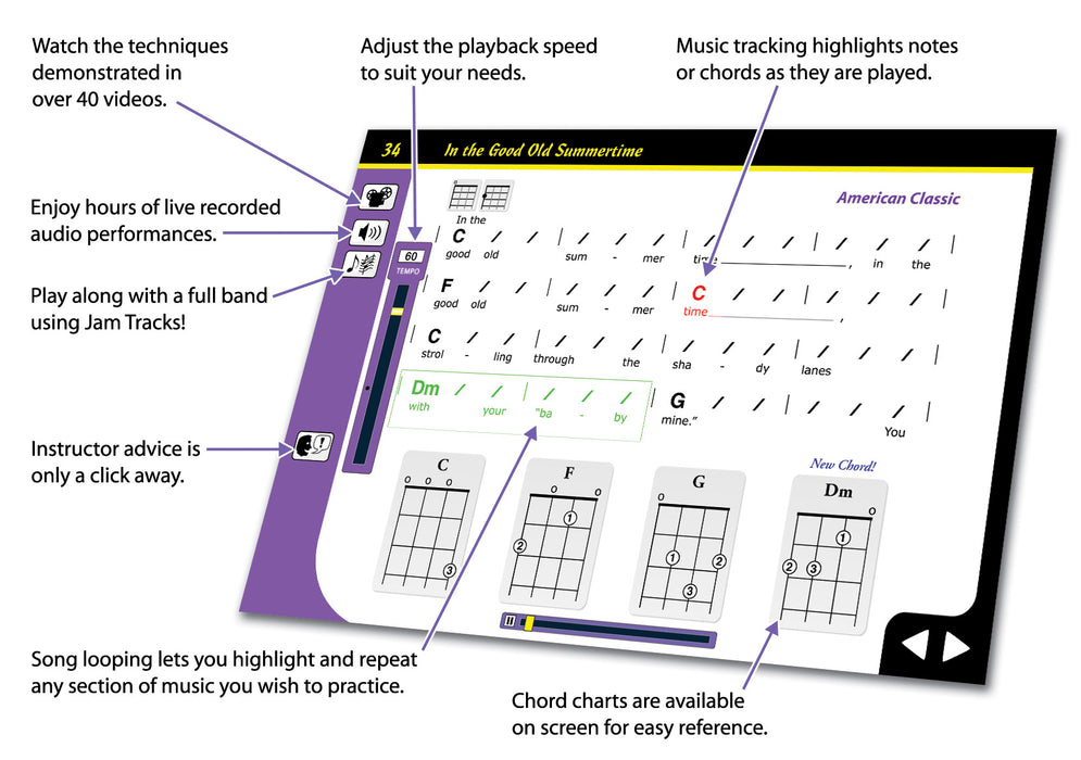 eMedia Ukulele For Dummies - Mac 10.5 to 10.14, 32-bit