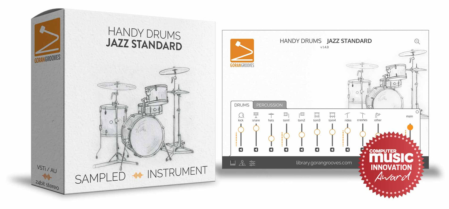 Goran Groves Library Handy Drums- JAZZ STANDARD
