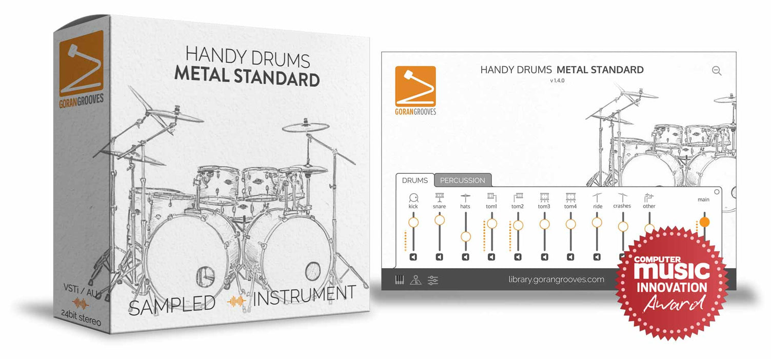 Goran Groves Library Handy Drums- METAL STANDARD