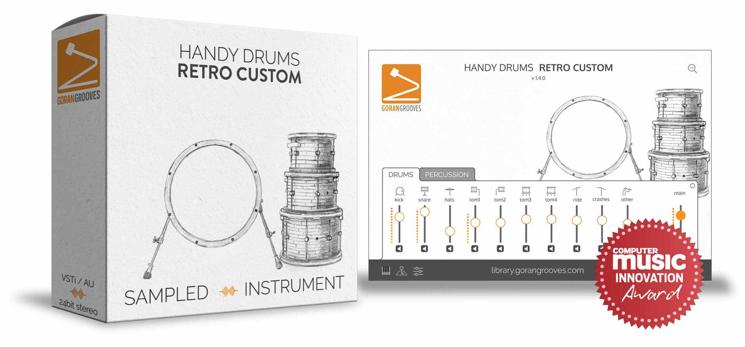 Goran Groves Library Handy Drums- RETRO CUSTOM