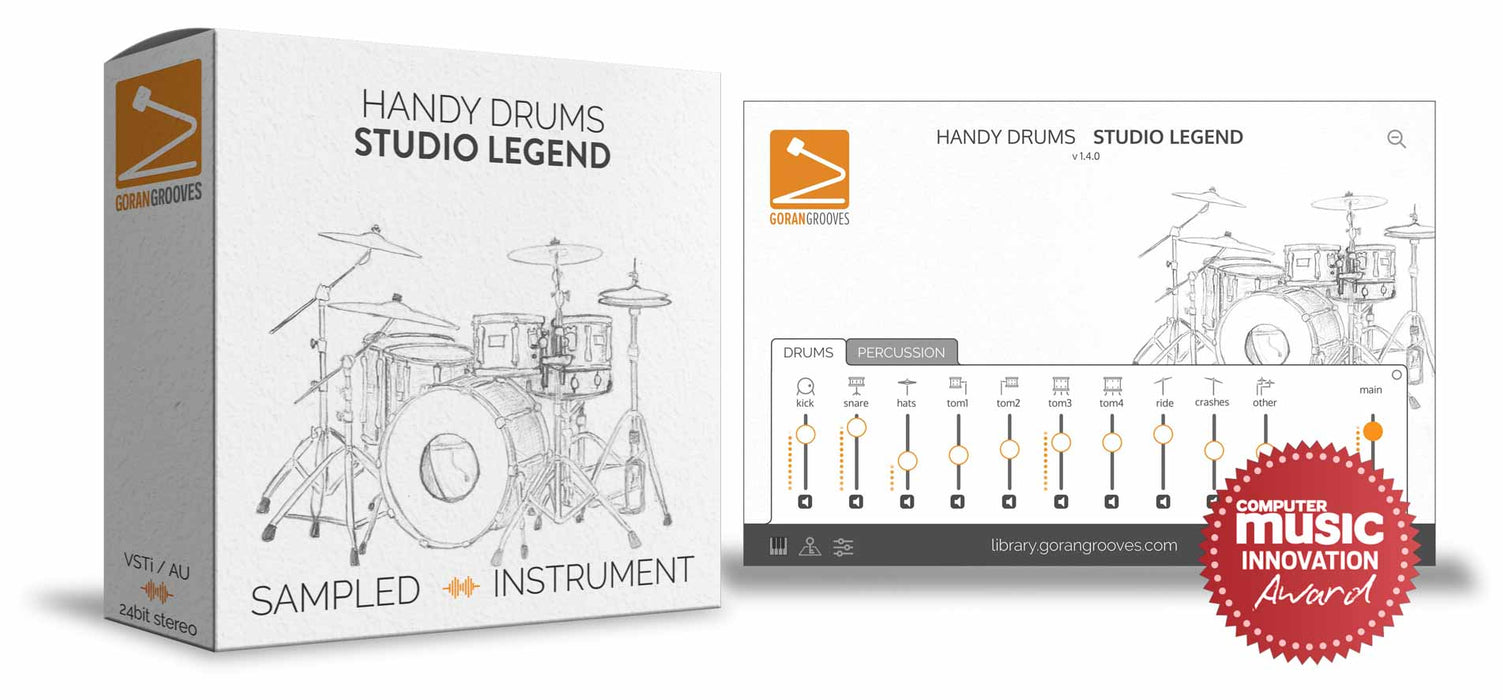 Goran Groves Library Handy Drums- STUDIO LEGEND