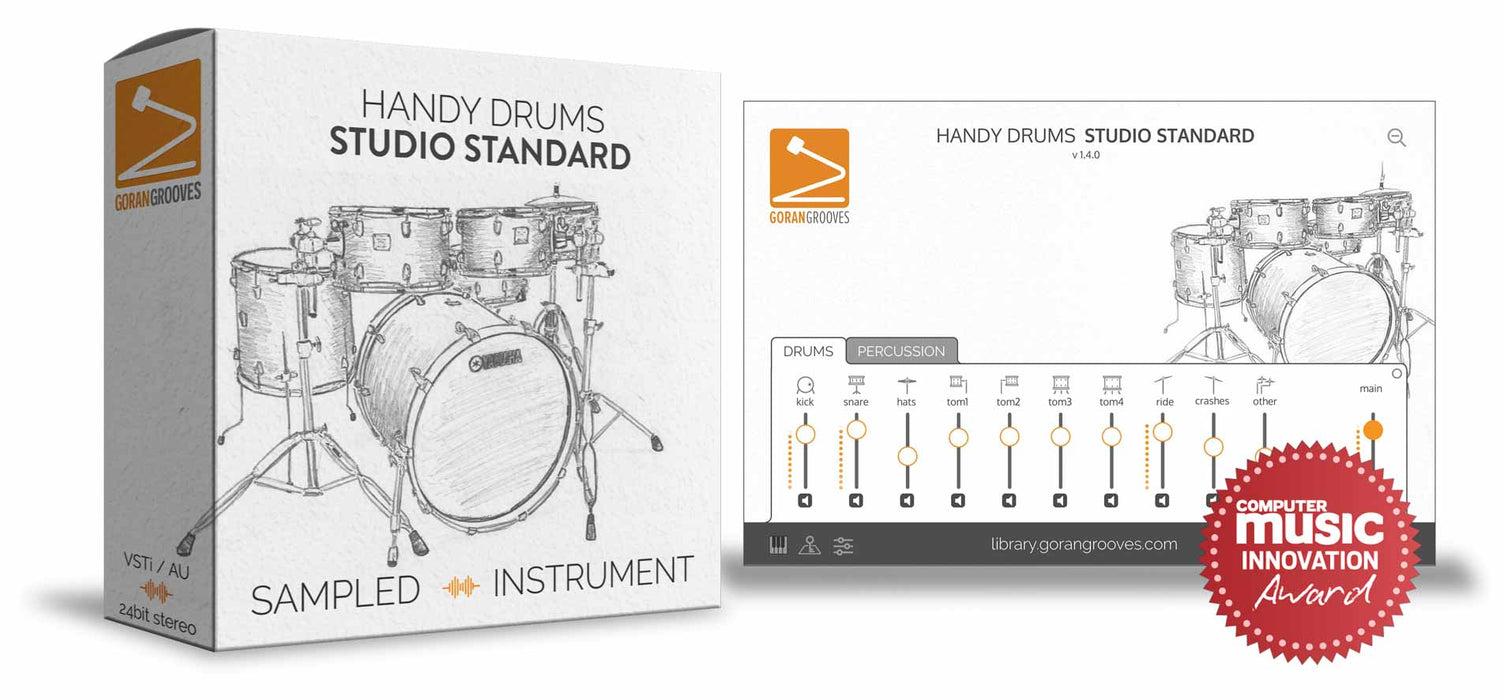 Goran Groves Library Handy Drums- STUDIO STANDARD