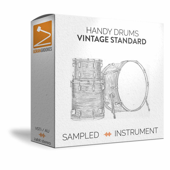 Goran Groves Library Handy Drums- VINTAGE STANDARD