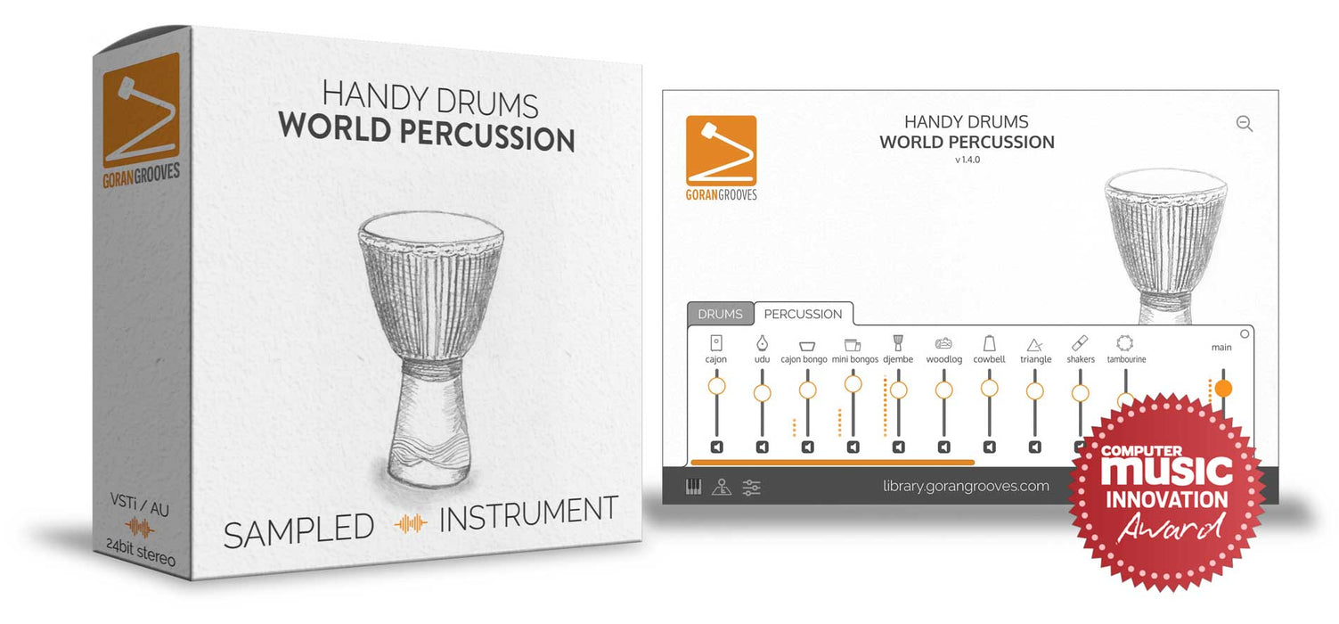 Goran Groves Library Handy Drums- WORLD PERCUSSION