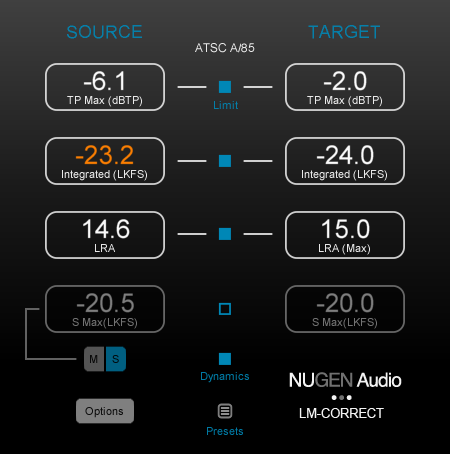 Nugen Audio NUGEN LM-Correct DynApt extension