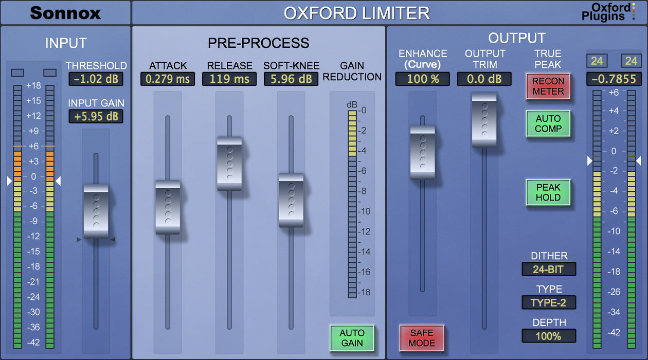 Sonnox Oxford Limiter (HD-HDX)