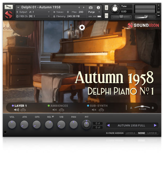 Soundiron Delphi Piano #1: Autumn 1958