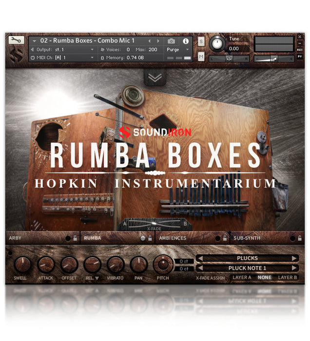 Soundiron Hopkin Instrumentarium: Rumba Boxes