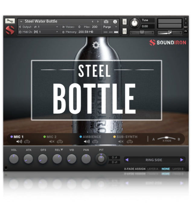 Soundiron Steel Water Bottle