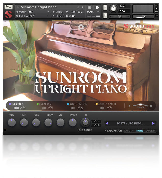 Soundiron Sunroom Upright Piano