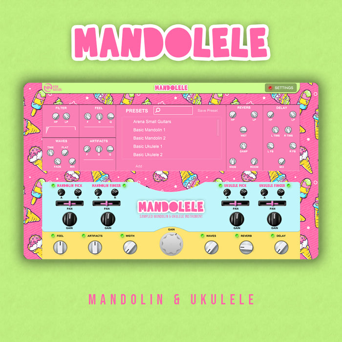 SoundSync Solutions - NNLLC Mandolele - Mandolin & Ukulele