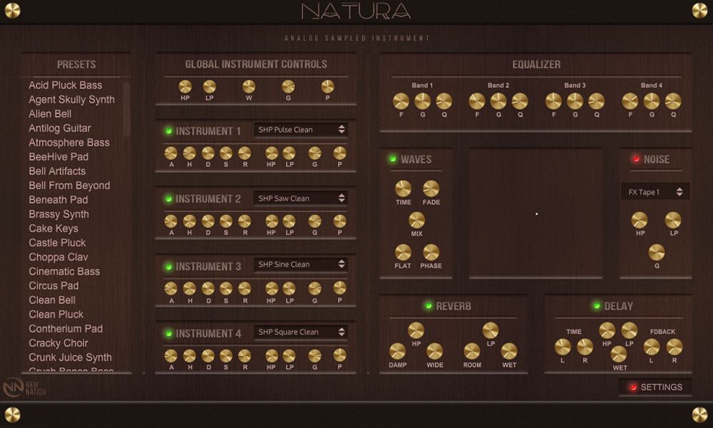 SoundSync Solutions - NNLLC Natura - Analog Sampled Instrument