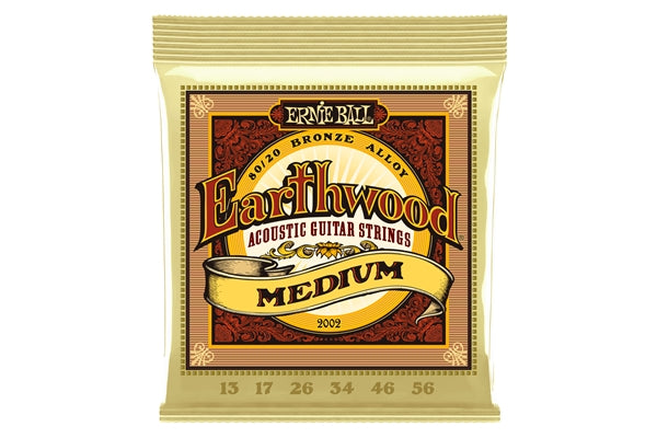 Ernie Ball 2002 Earthwood 80/20 Bronze Medium 13-56