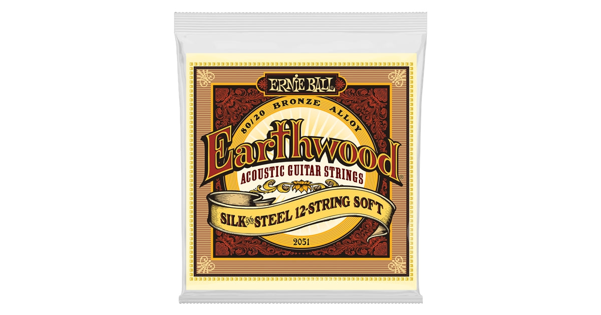 Ernie Ball 2051 Earthwood Silk & Steel 80/20 Bronze Soft 9-46