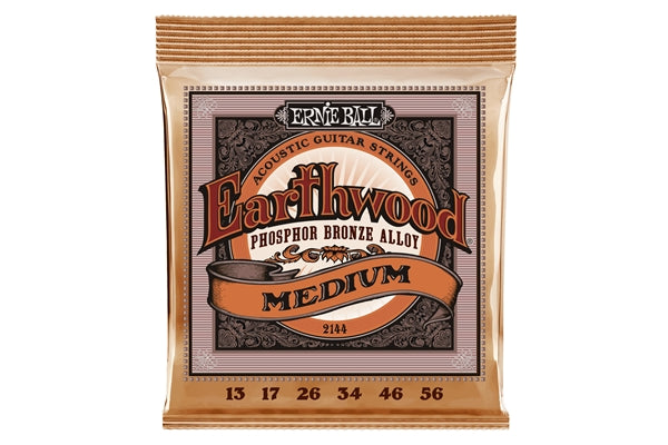 Ernie Ball 2144 Earthwood Phosphor Bronze Medium 13-56