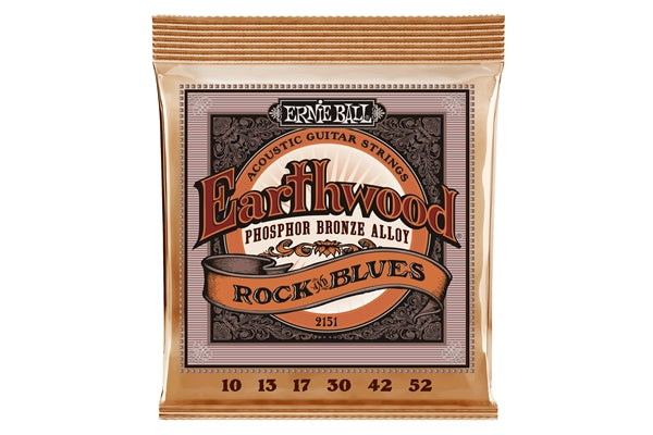 Ernie Ball 2151 Earthwood Rock & Blues con SOL Liscio Phosphor Bronze