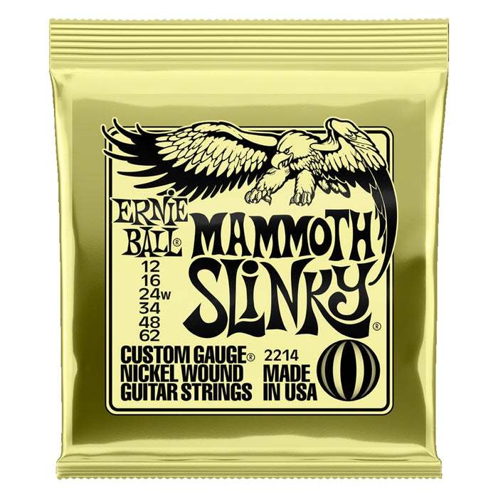 Ernie Ball 2214 Nickel Wound Mammoth Slinky 12-62