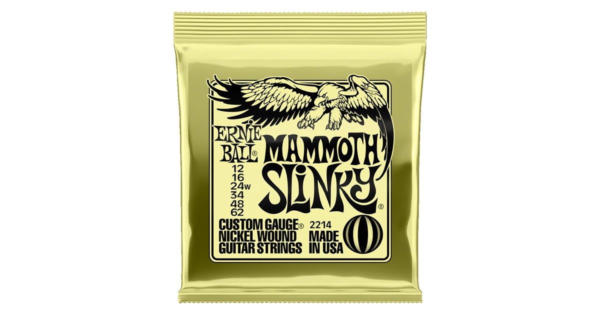 Ernie Ball 2214 Nickel Wound Mammoth Slinky 12-62