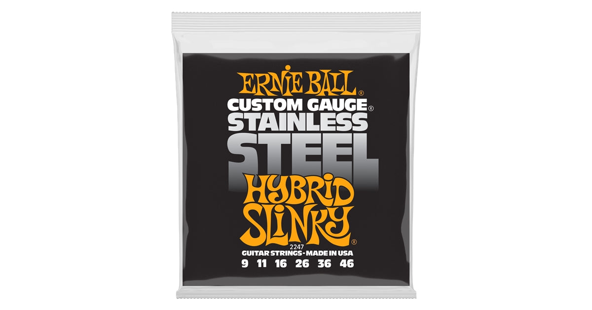 Ernie Ball 2247 Stainless Steel Hybrid Slinky 9-46