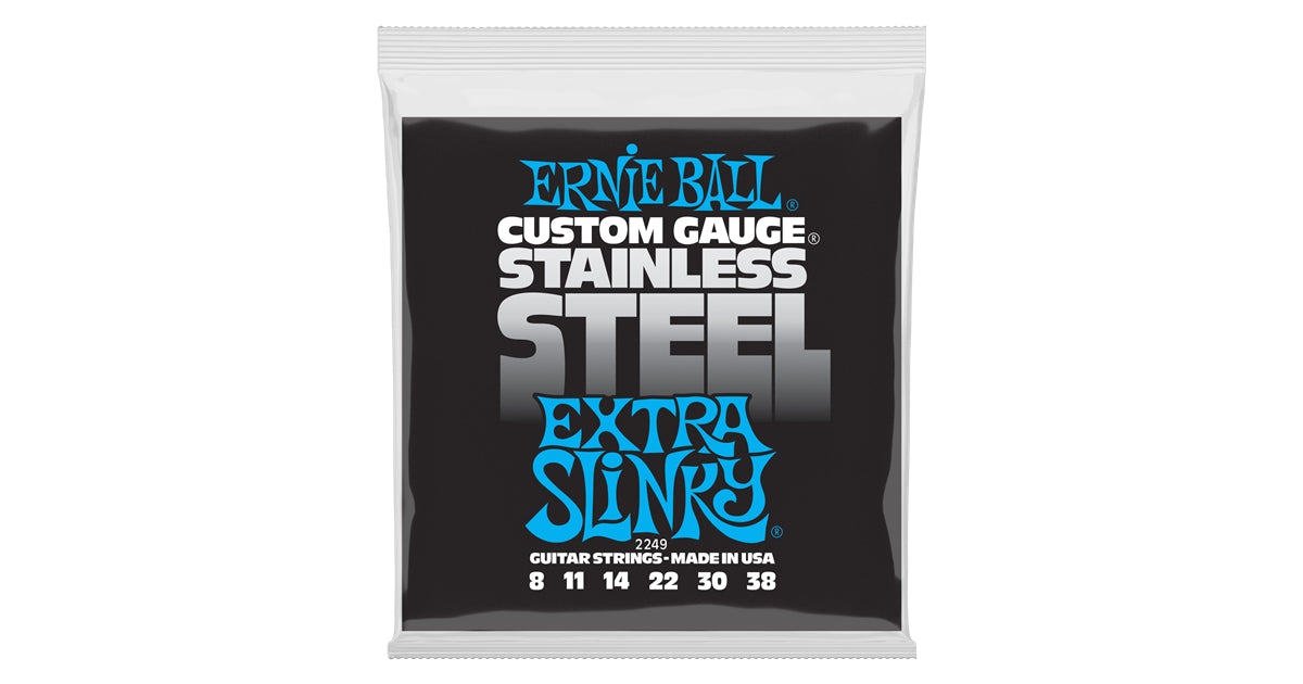 Ernie Ball 2249 Stainless Steel Extra Slinky 8-38